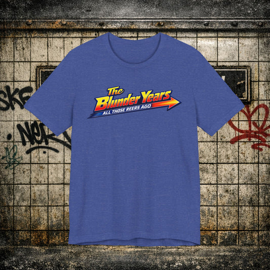 Retro 'The Blunder Years' Graphic Tee - Nostalgic Vintage Logo T-Shirt