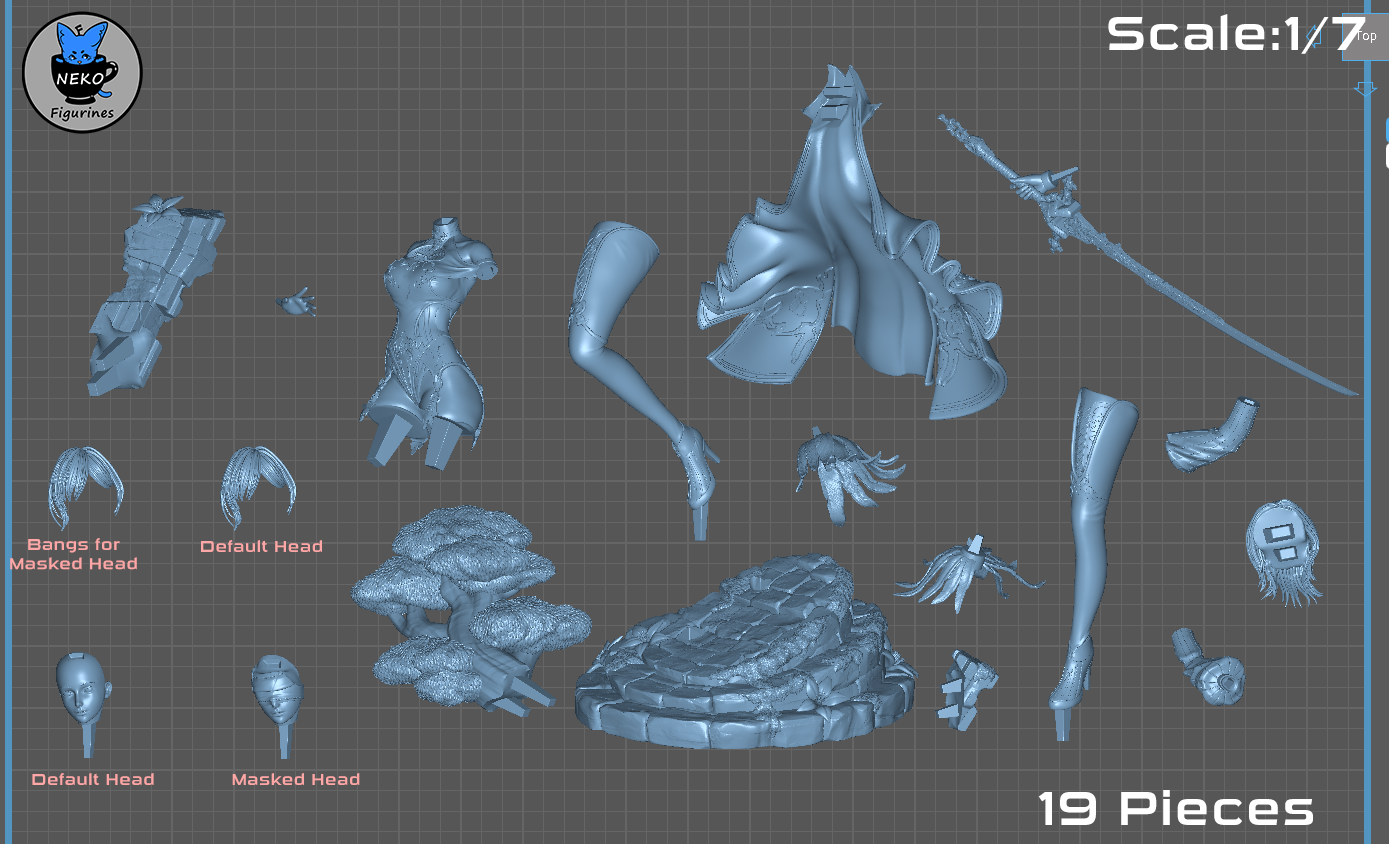 YoRHa No.10 Type H (10H) - Nier Automata - 1:7 Scale