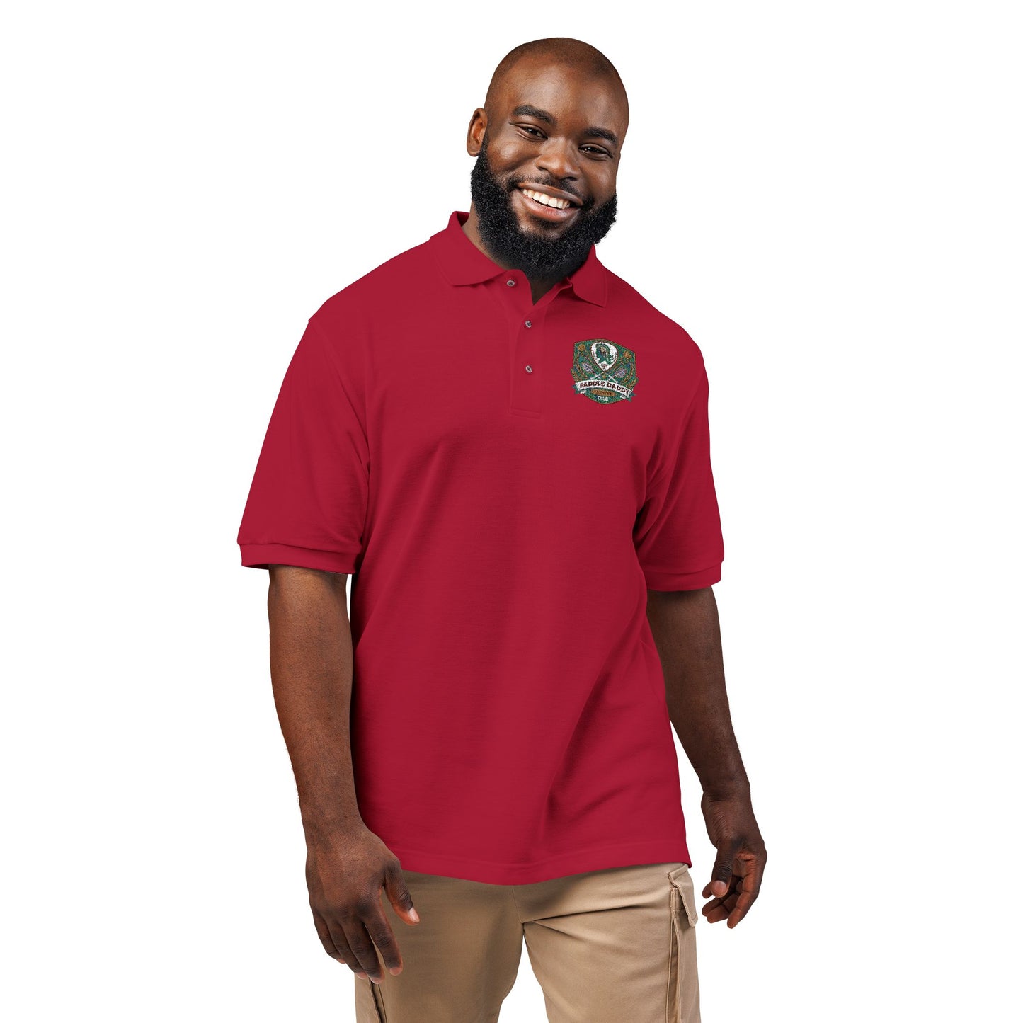 Paddle Daddy Country Club Polo Embroidered Unisex Elegance for the Ironically Elite