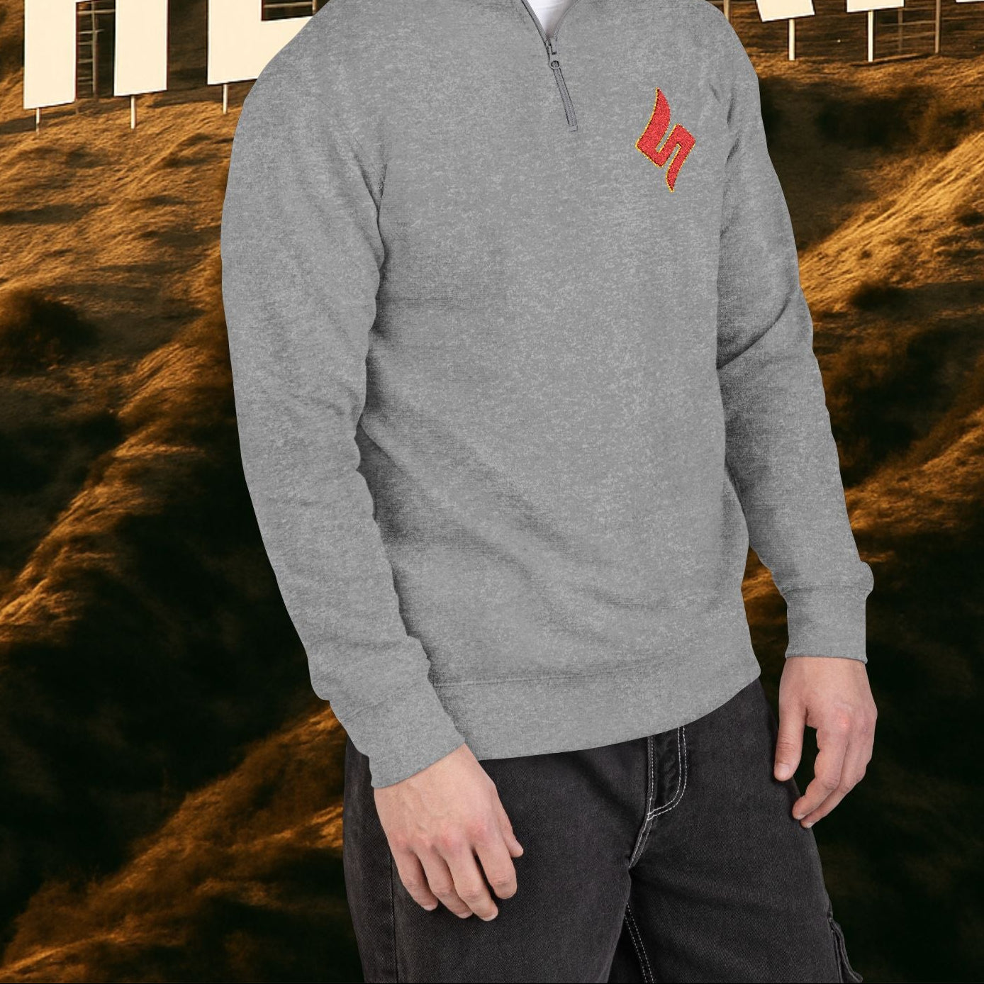 The Shuli Network Quarter‑Zip Cozy Fleece Sweatshirt