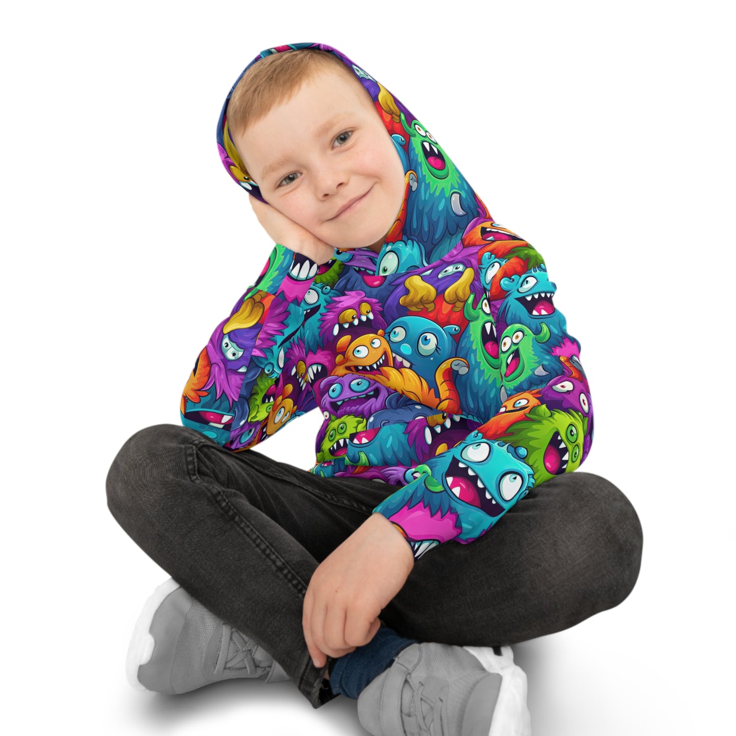 Monster Mash Children's Hoodie (AOP)