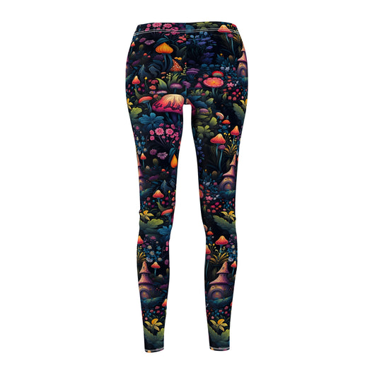 Fairy Tale Magical Forest Women's Cut & Sew Casual Leggings (AOP)