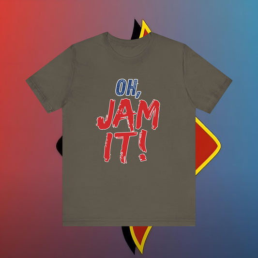 Oh, Jam It Behind the Scenes Edition #skoal" Unisex Jersey Short Sleeve Tee