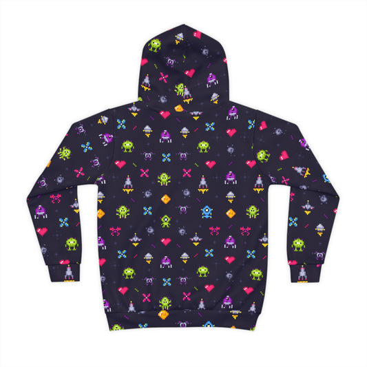 Alien Arcade Children's Hoodie (AOP)