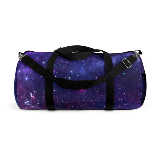 Purple Beyond the Stars Outer Space Out of this World Duffel Bag