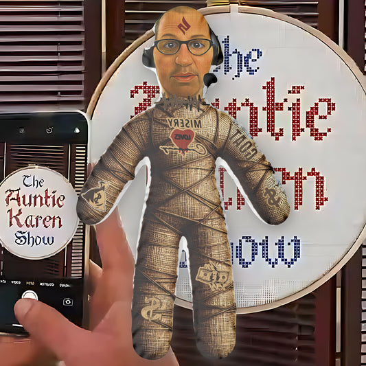 🪄 The Auntie Karen Voodoo Doll Pillow – Because Petty Is a Lifestyle! 🪄