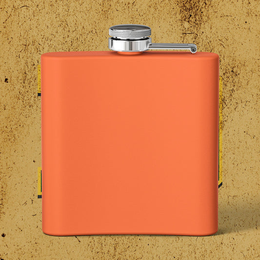 Paddle Daddy Stainless Steel Flask, Chloe Dog Design, Pickleball & Paddle Sports Gift, In Daddibus Veritas Dadcore Accessory