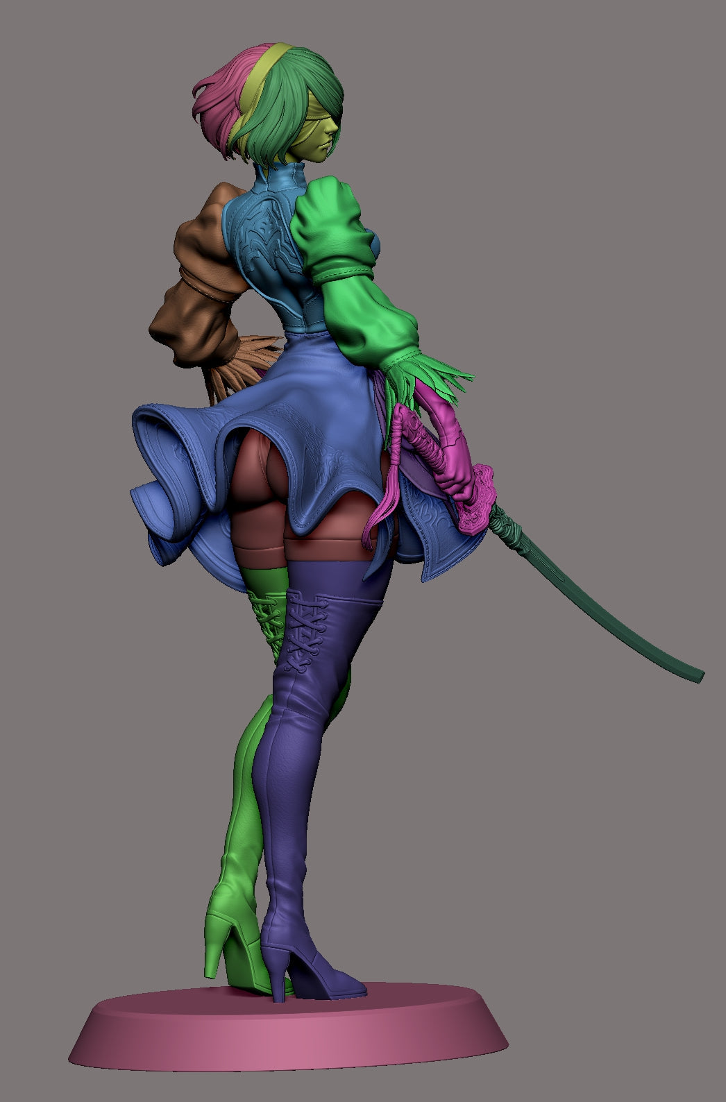 YoRHa No.2 Type B - Nier Automata (SFW/NSFW 18+) - 1:6, 1:12 Scale