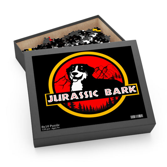 Jurassic Bark Bernese Mountain Dog Puzzle (120, 252, 500-Piece)