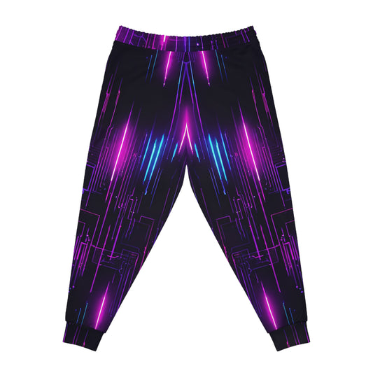 Neon Circuit Athletic Joggers | Trendy Activewear for Fitness Lovers, Stylish Loungewear, Perfect for Gym & Casual Wear, Gift Ideas