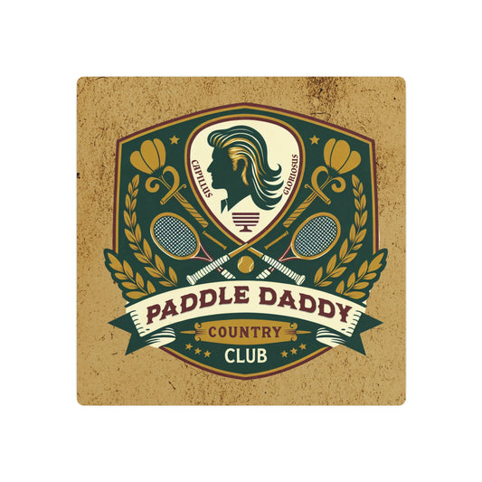 Paddle Daddy Country Club Metal Art Sign,For Walls That Deserve Membership, Wall Art, Man Cave Sign, Father's Day Decoration