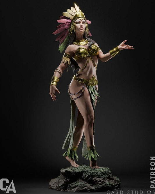 Xochiquetzal - Aztec Goddess - 1:6, 1:12 Scale
