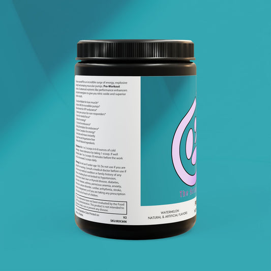 DirkX Pre-Workout Supplement, Watermelon (300g, 10.58oz) Unleash Your Ultimate Power