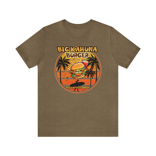 Big Kahuna Burger Unisex Jersey Tee Burger Lover's Tee, Unisex Box of Joy, Hilarious Graphic Shirt, Movie Magic Apparel