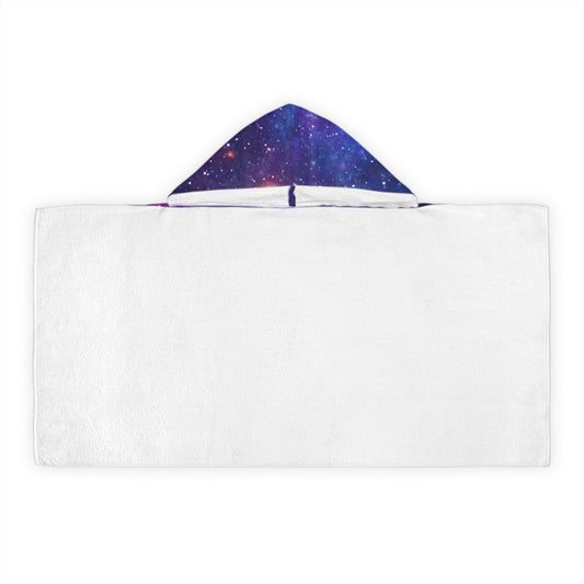 Purple Beyond the Stars Outer Space Out of this World Youth Hooded Towel