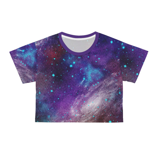 Outer Space Out of this World Crop Tee (AOP)