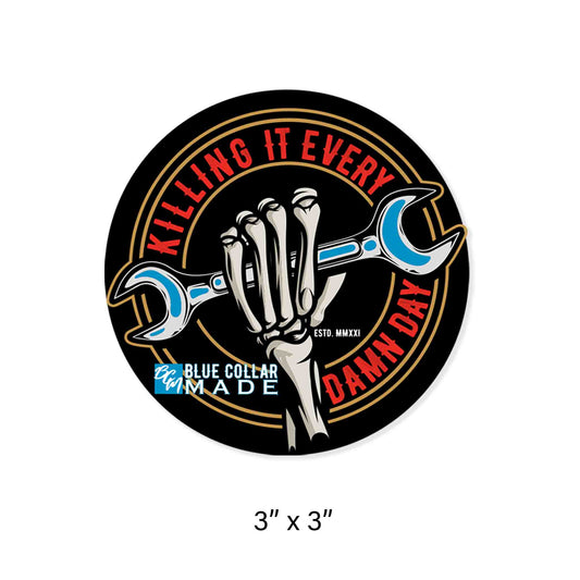 Killing It Wrench sticker