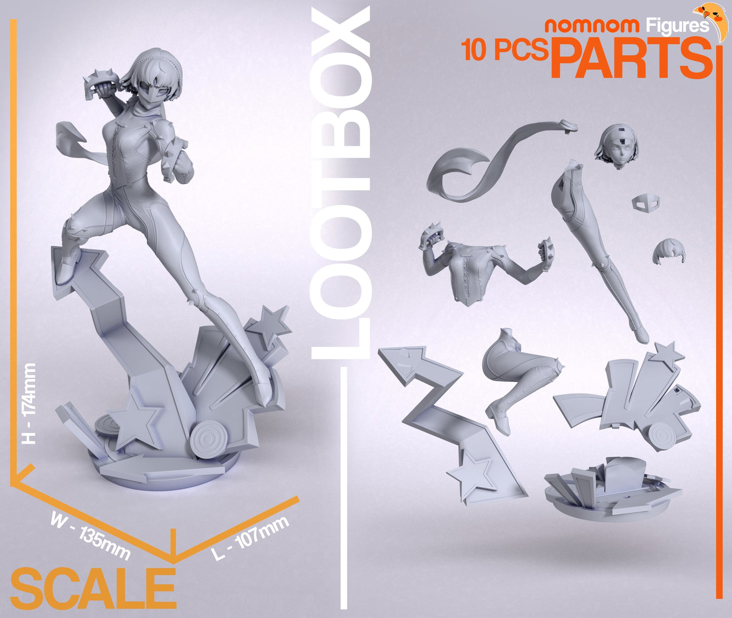 Makoto Nijima - Persona 5 - 1:10 scale