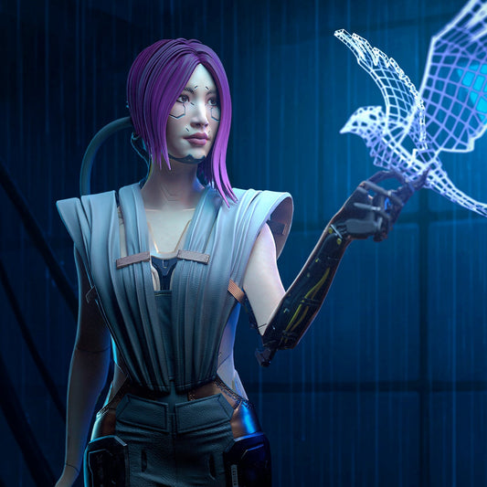 Songbird - Cyberpunk - 1:8 Scale, Bust