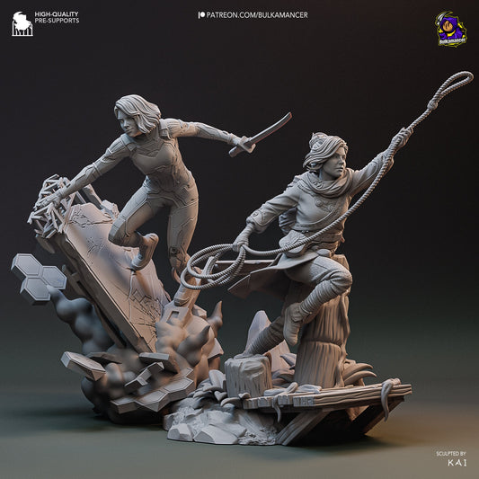 Zoe & Mio Diorama - Split Fiction - 1:8 Scale