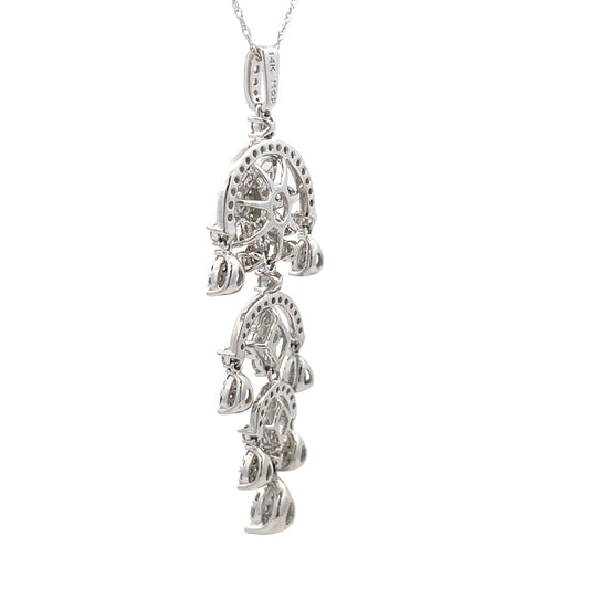 1.50ct Diamond Fashion Pendants 14KT White Gold