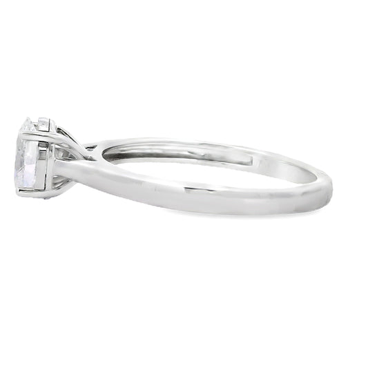Genuine .50ct Lab Grown Diamond 10KT White Gold
