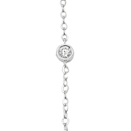 .38ct Lab Grown Diamond Bracelet 14KT White Gold