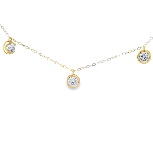 1.58ct Lab Grown Diamond Dia by yard 14KT Yellow Gold