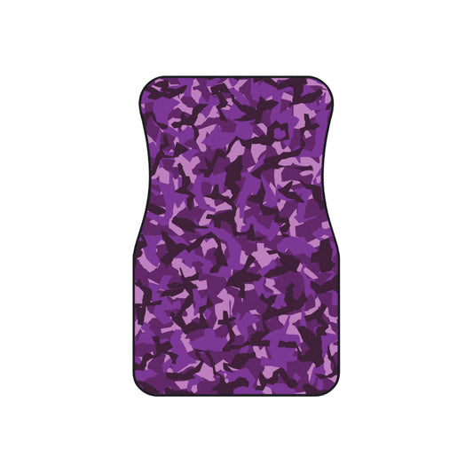 Purple Camo Car Mats (Set of 4)