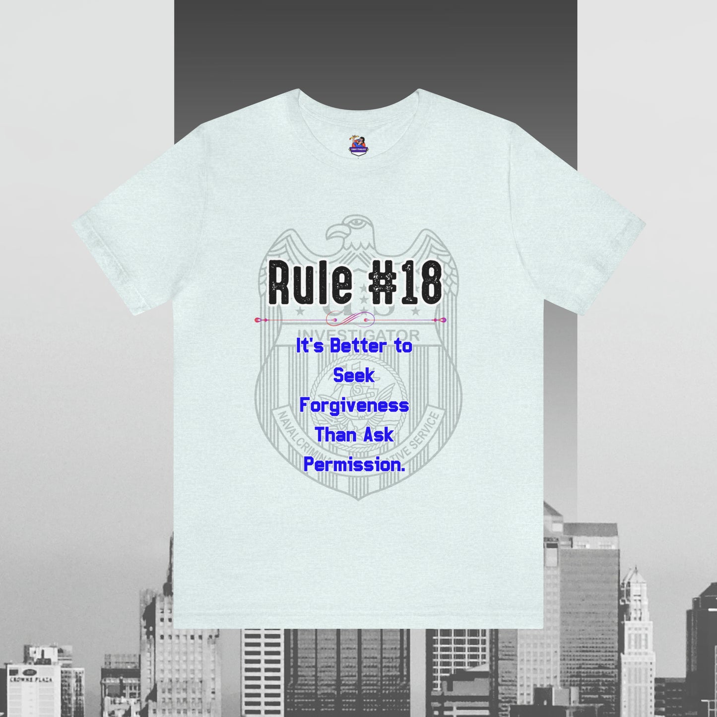 Rules of Gibbs #18 Its's Better to seek Forgiveness, than ask permission Unisex Jersey Short Sleeve Tee