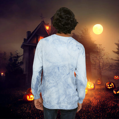 Howdy Boo Western Halloween Retro Unisex Color Blast Crewneck Sweatshirt Gift for her