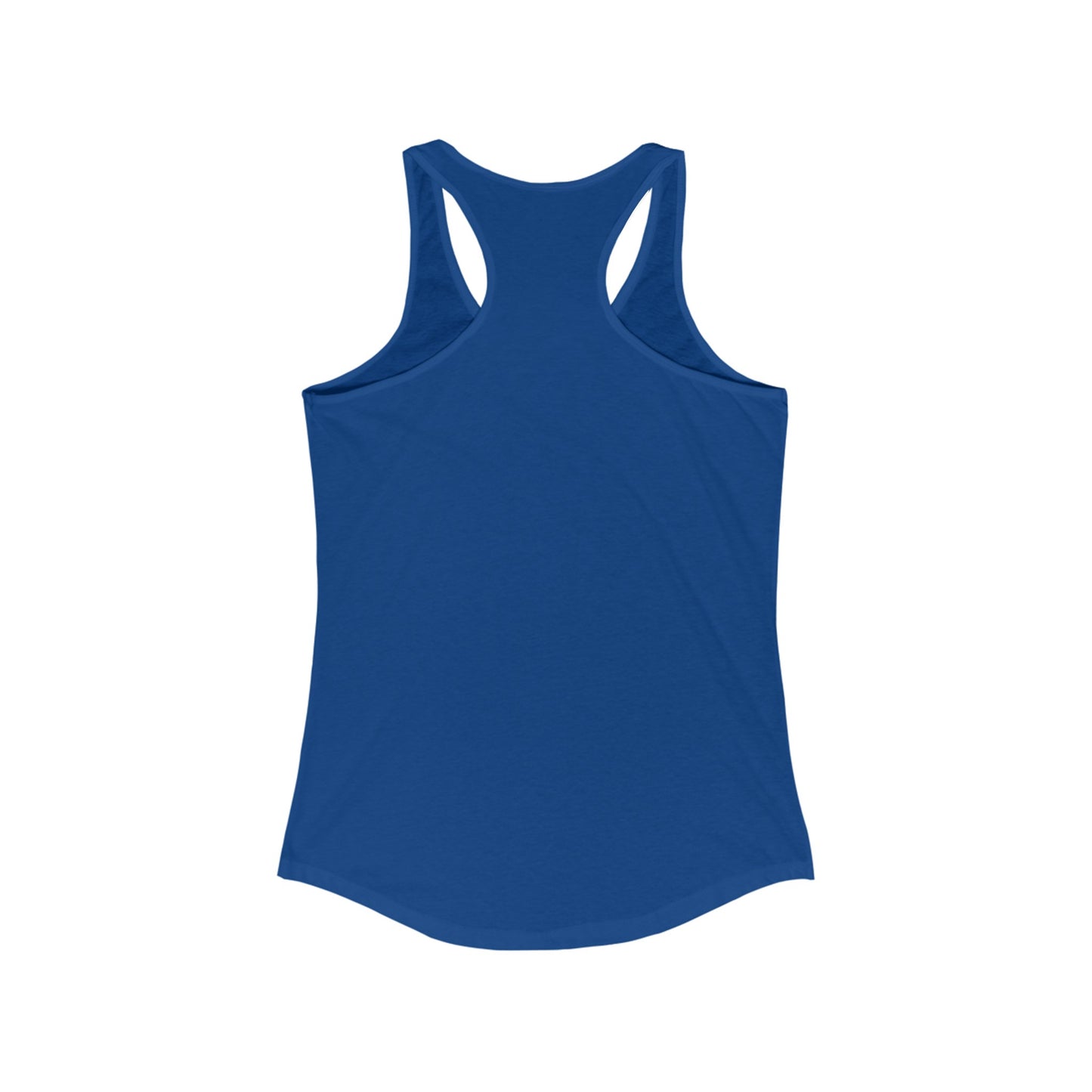 Cluckin' Genius: Navigating Brilliance One Peck at a Time Women's Ideal Racerback Tank