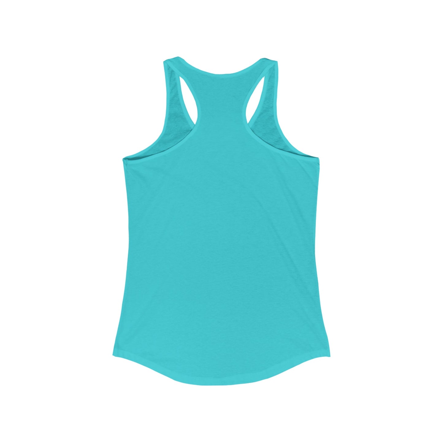 Cluckin' Genius: Navigating Brilliance One Peck at a Time Women's Ideal Racerback Tank