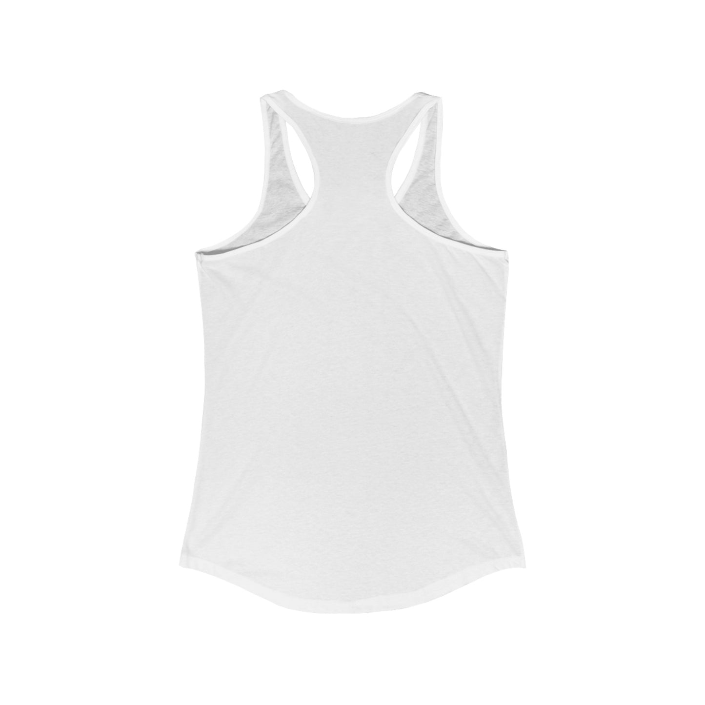 Cluckin' Genius: Navigating Brilliance One Peck at a Time Women's Ideal Racerback Tank