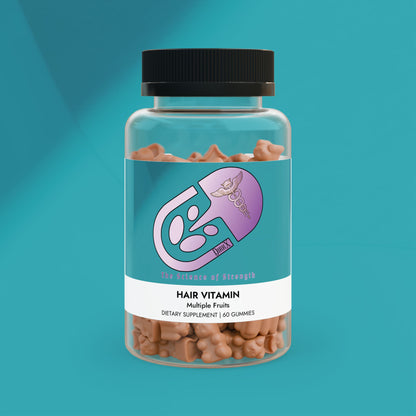 DirkX Hair Vitamin Gummies: Nourish, Strengthen, Shine! Hair Vitamin Gummies (60 Gummies)