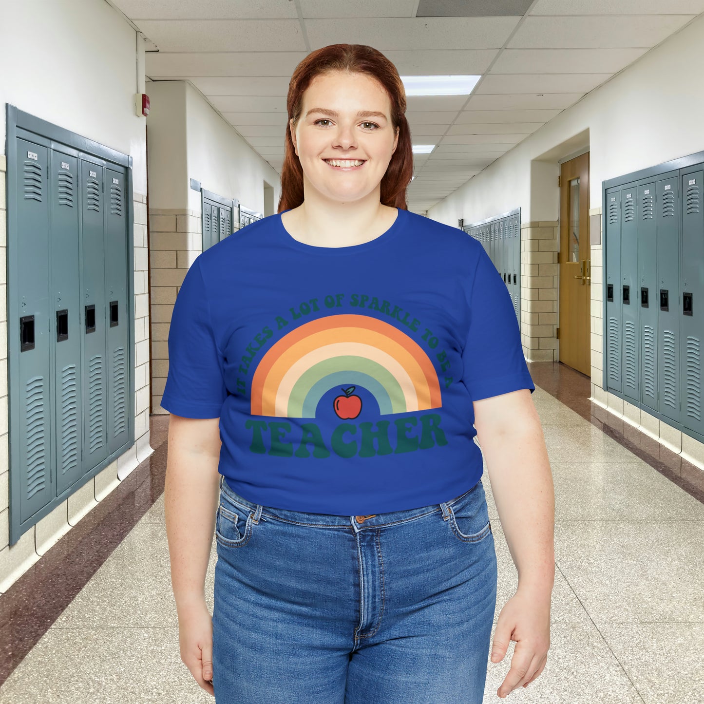 It takes alot of Sparkle to be a Teacher Unisex Jersey Short Sleeve Tee