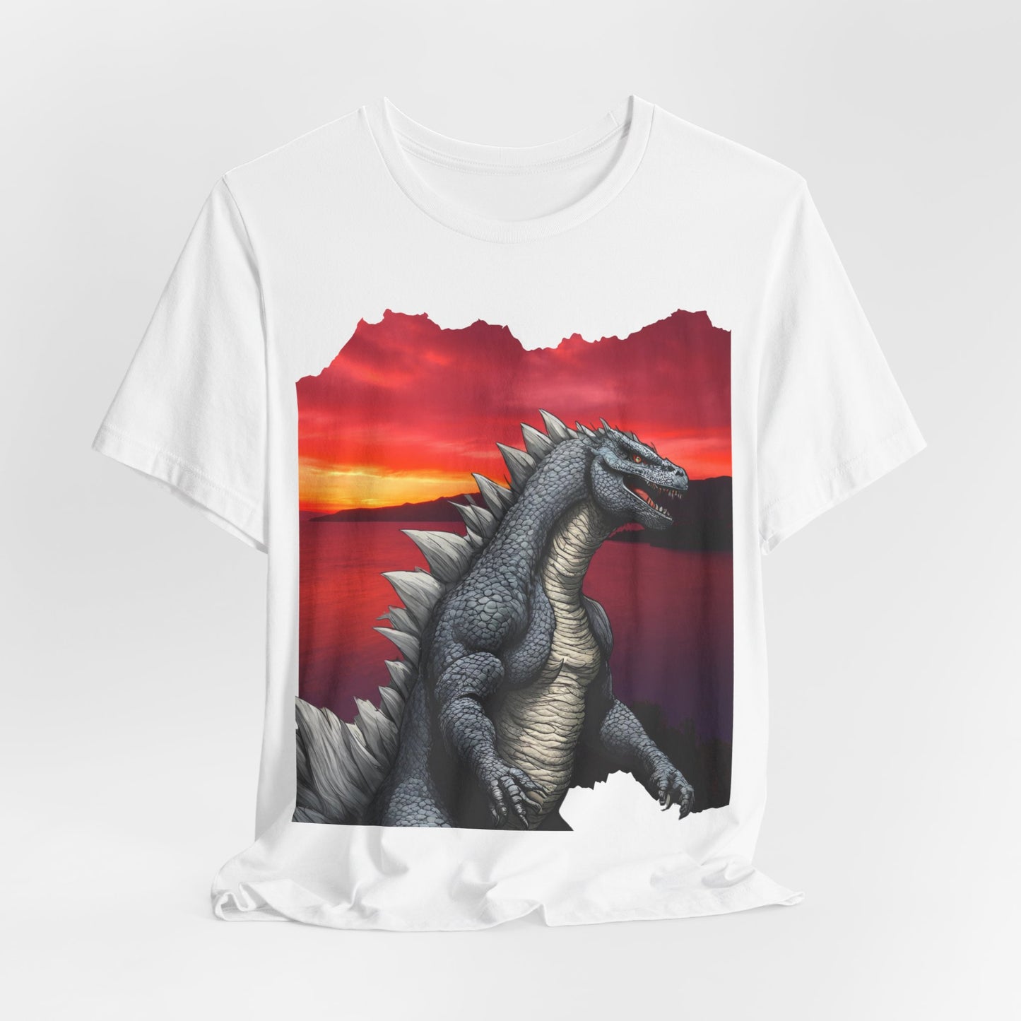 🦎 “Godzilla-Inspired Lizard Unleashed Tee: Roar Your Style!” 🌟Unisex Jersey Short Sleeve Tee