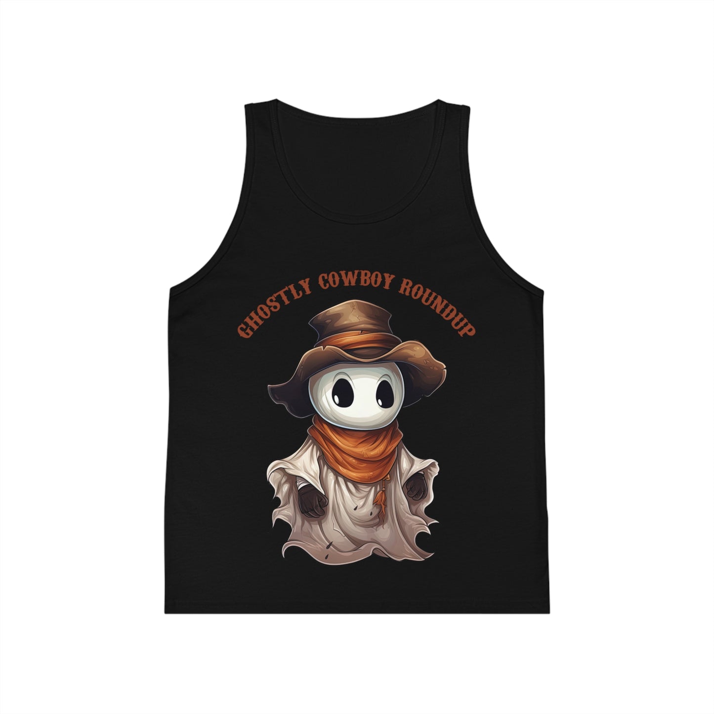 Ghostly Cowboy Round up Kid's Jersey Tank Top Gifts for him, gifts for her