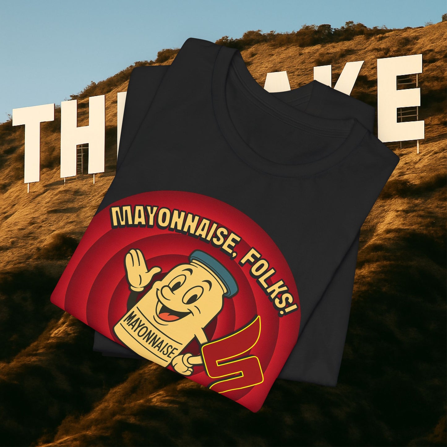 MAYONNAISE, FOLKS! — The Uncle Rico Show Credits Tee