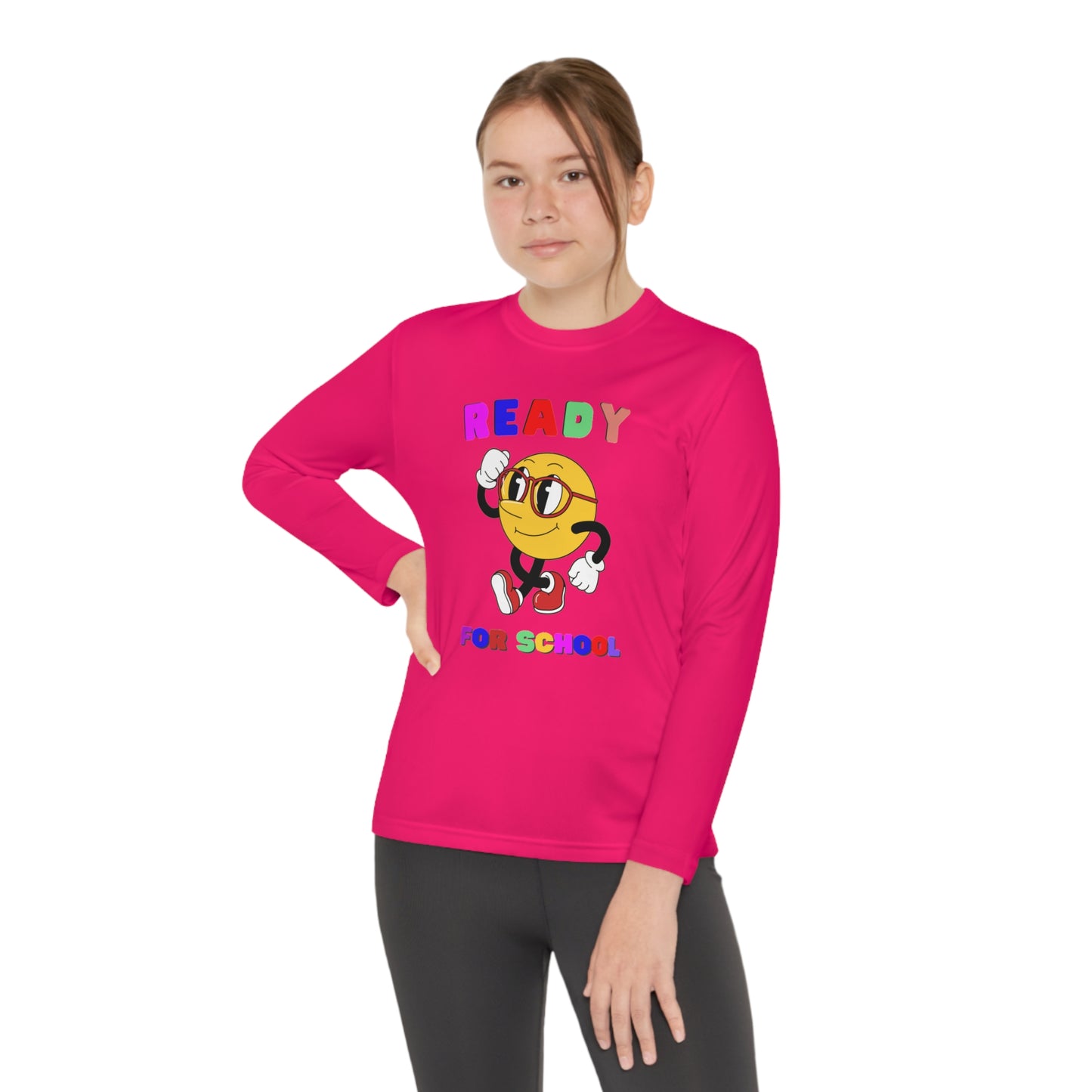 Ready For School Youth Long Sleeve Competitor Tee