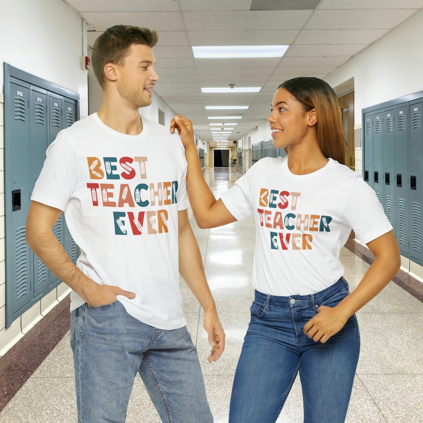 Best Teacher Ever Unisex Jersey Short Sleeve Tee