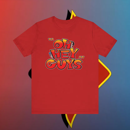 "Oh Hey Guys, New Jersey Comedy Edition #skoal" Unisex Jersey Short Sleeve Tee