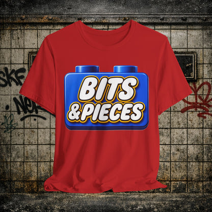 Bits & Pieces Graphic Tee One Size Fits All… Jokes?”