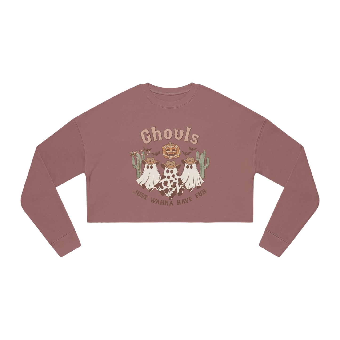 Ghouls Just Wanna Have Fun Women's Cropped Sweatshirt