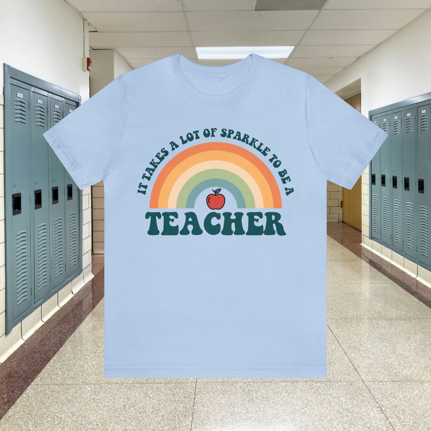 It takes alot of Sparkle to be a Teacher Unisex Jersey Short Sleeve Tee