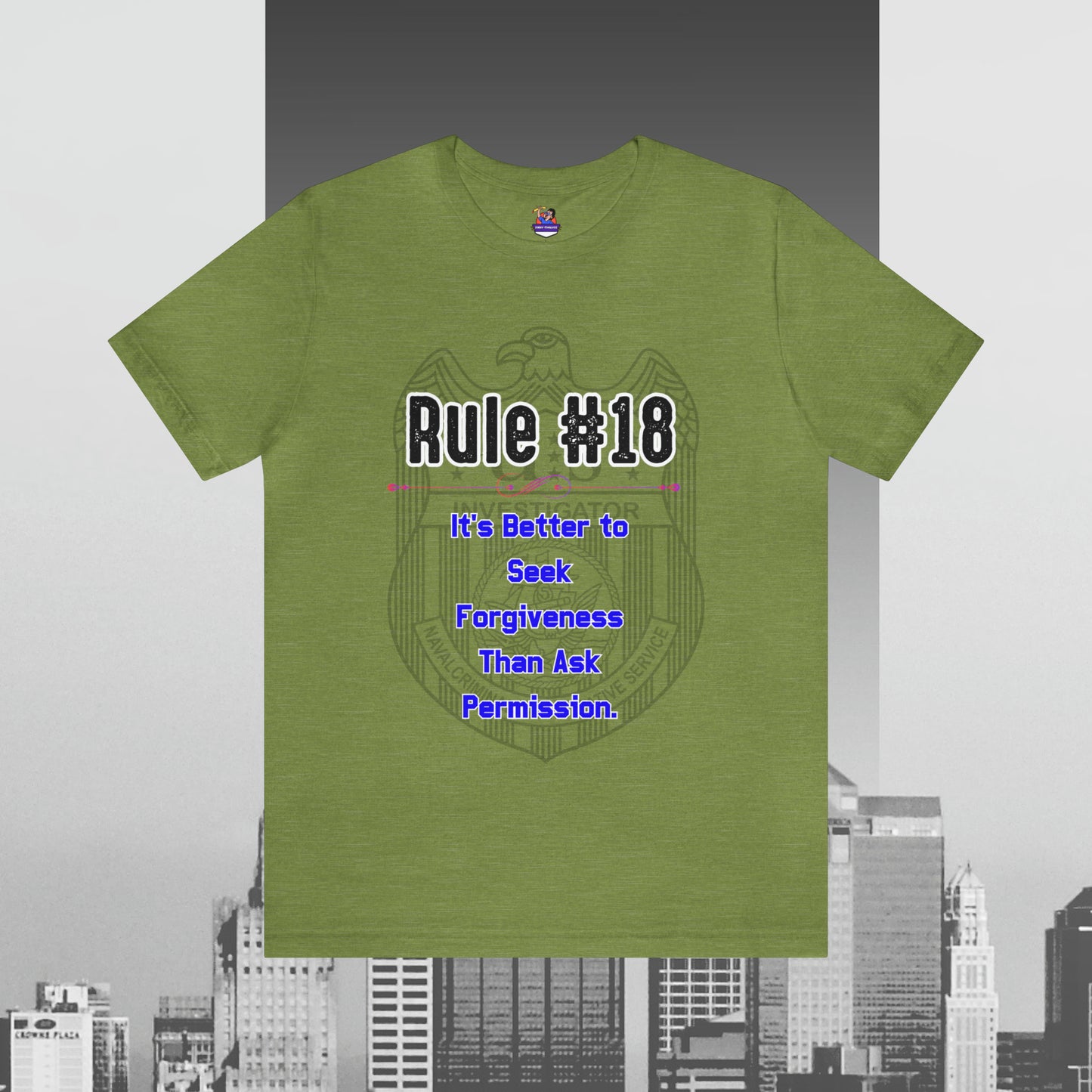 Rules of Gibbs #18 Its's Better to seek Forgiveness, than ask permission Unisex Jersey Short Sleeve Tee