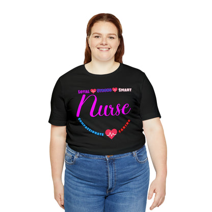 Comfy and Cozy Nurse Bella+Canvas 3001 Jersey T-Shirt: Perfect Gift for Nurses and Nursing Students, Soft Fabric, Various Sizes Available