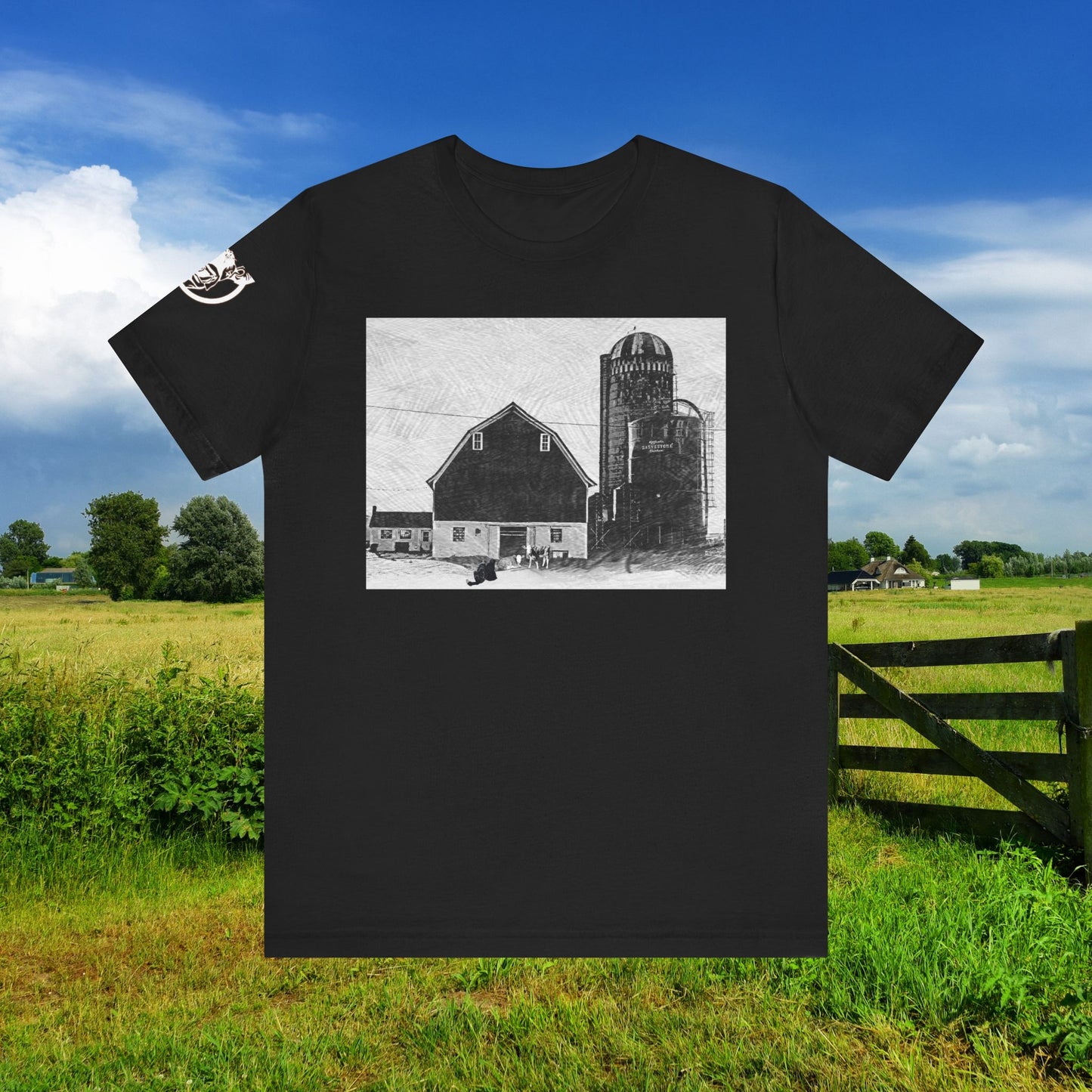 Registered Red & White Holstein Unisex Tee - Farm-Themed Apparel for Animal Lovers