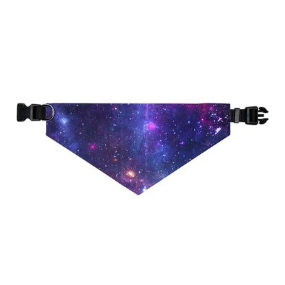 Purple Beyond the Stars Outer Space Out of this World Pet Bandana Collar