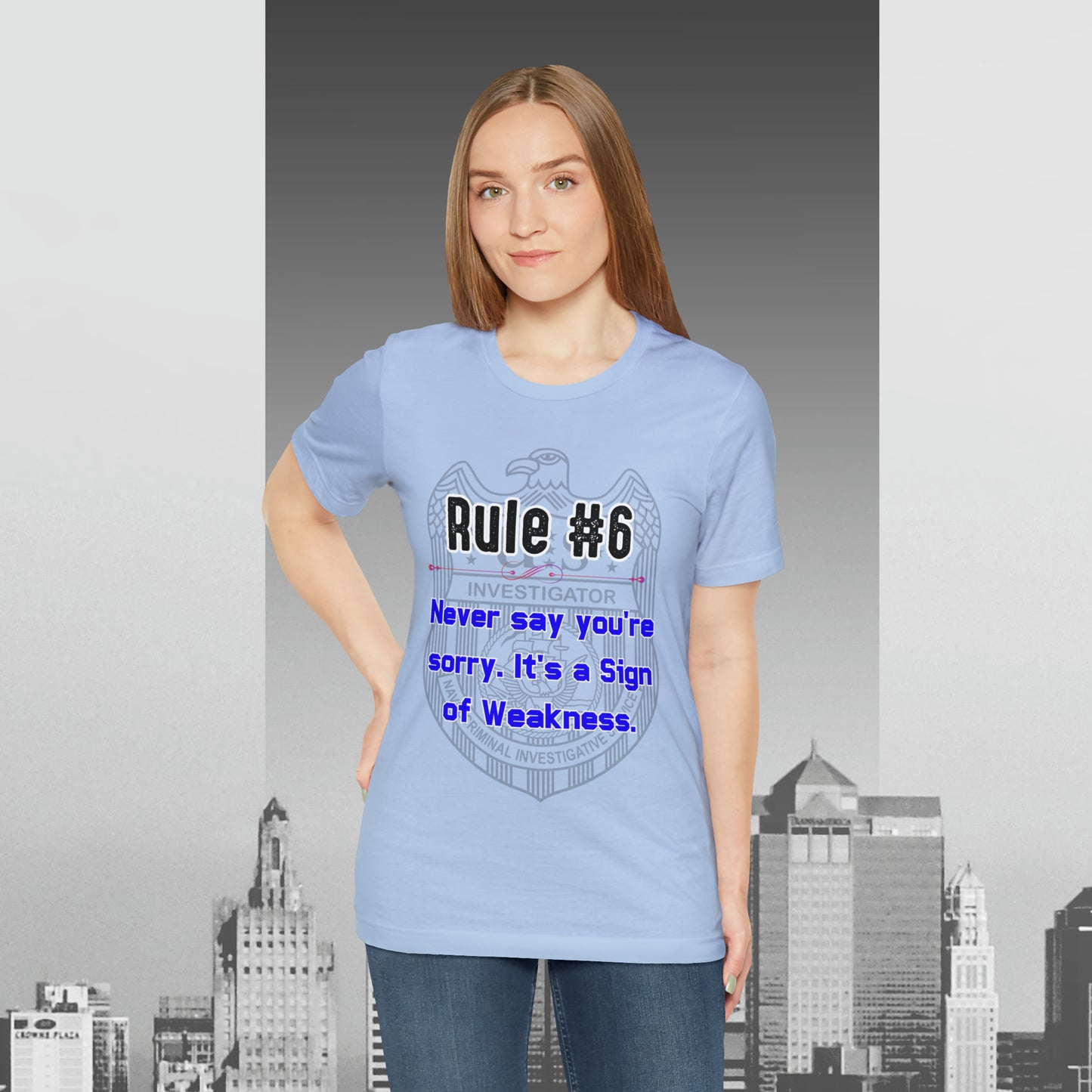 Rules of Gibbs #6 Never Say You're Sorry Unisex Jersey Short Sleeve Tee